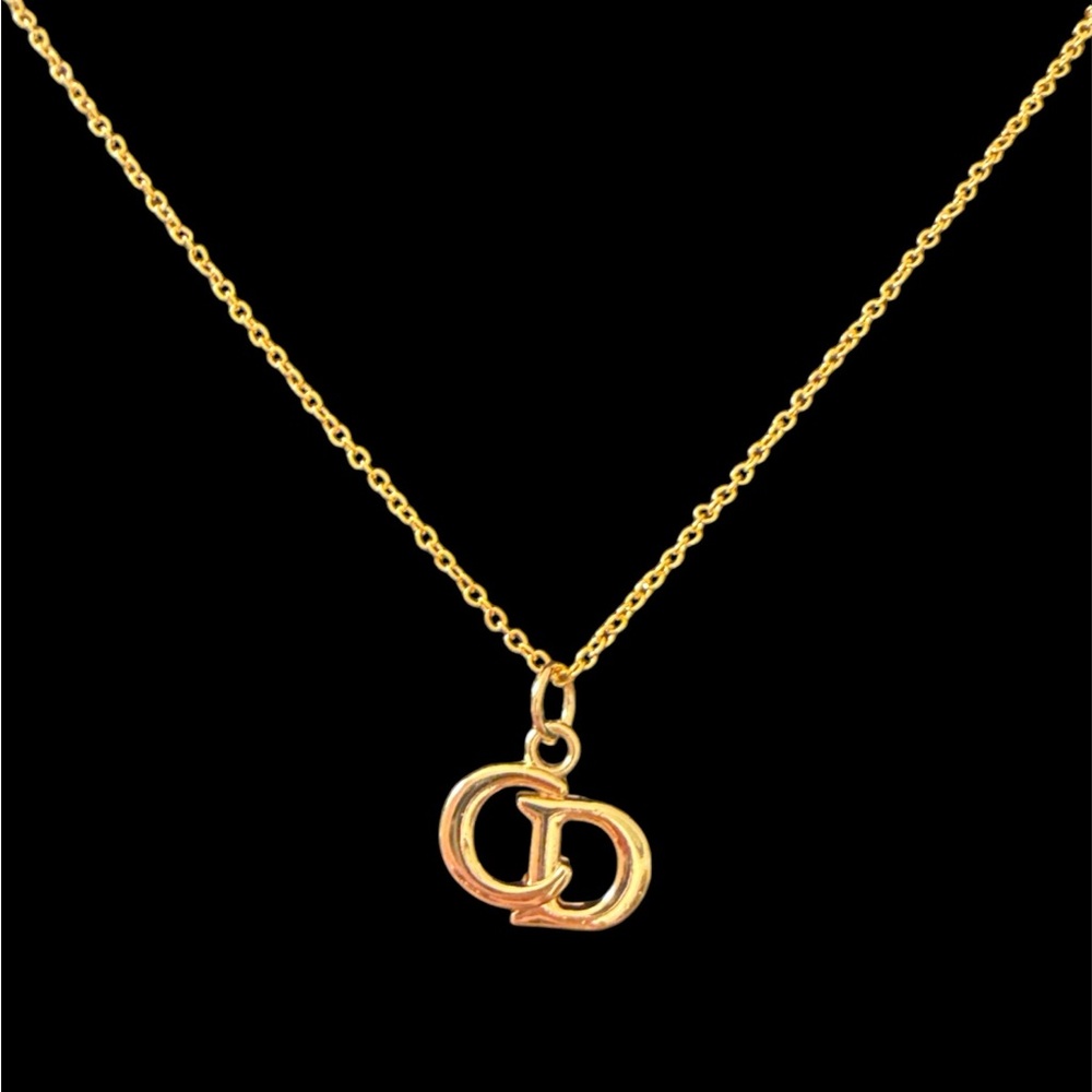 Sold Authentic CD Pendant Repurpose Charm, Gold, 18mm - Picture 4 of 4